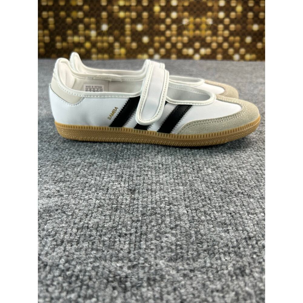 Adidas SL 72 RS J Mary Jane White Black Gum Sneakers Y4 W5.5 - Picture 7 of 10